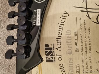 ESP Snakebyte signature original by James Hetfield - BLACK - 9