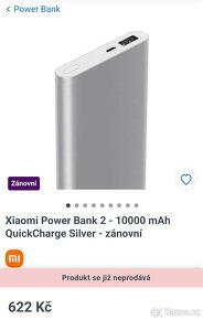 Xiaomi Power Bank 2 - 10000 mAh QuickCharge - 9