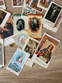 svaté obrázky svátosti litografie náboženské předměty - 9