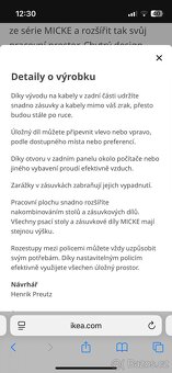 Nový pracovní stůl Ikea Micke 105x50cm - 9