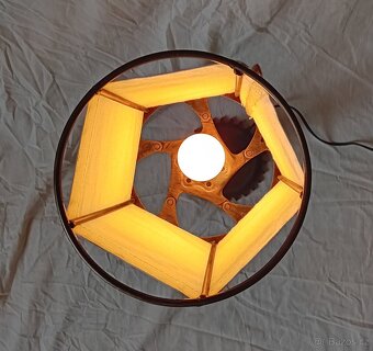 STEAMPUNK RECYCLE ART - PATINOVANÝ KOV - LAMPY SVÍTIDLA - 9