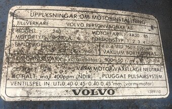 Volvo 244, LPG, 1988 - 9