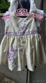 Perleťové šatičky Marks&Spencer vel 6-9m - 9