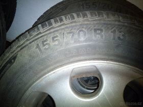 letní pneumatiky 4 x 155/70 R13; 1 x 175/65 R13, volkswagen - 9