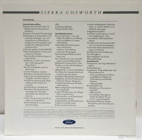 Prospekt-2 Ford SIERRA COSWORTH (1988) - 9