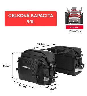 Univerzální podsedlové boční brašny BMW, Yamaha, Honda - 9