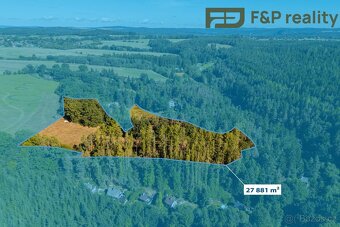 Prodej stavebního pozemku 27 881 m2, Probulov u Orlíka - 9