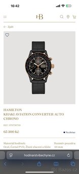 Hodinky Hamilton Khaki Aviation Converter Auto - 9