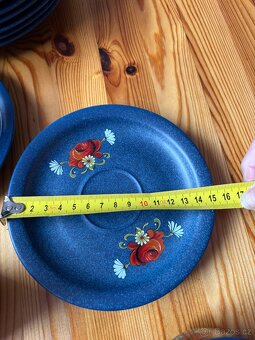 Retro sada modrá - 9