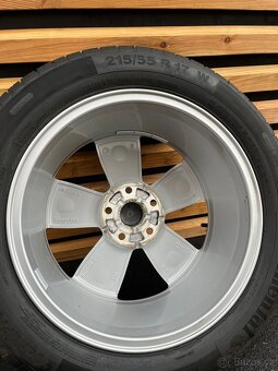 Alu originální kola Volkswagen Passat 215/55 R17 5x112☀️ - 9