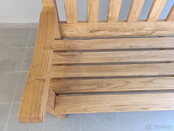 Masivní Akátová lavička - 9