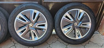 Originál alu Škoda Fabia 4 5x100 195/55 R16 - 6mm - 9