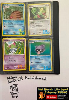 Kusové karty TCG Pokémon STARÉ PŘES 15LET (ORIGINÁL) - 9