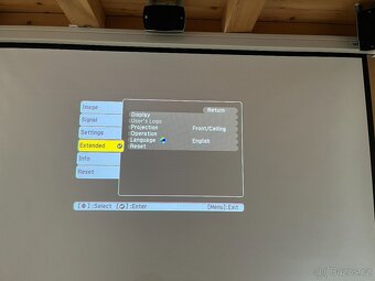 Filmový projektor Epson EH-TW550, perfektní stav - 9