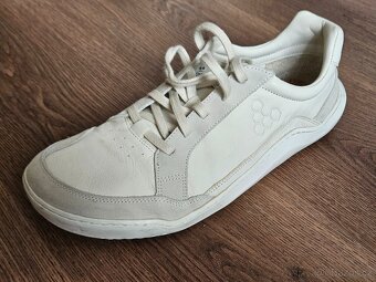 Vivobarefoot GOBI II SNEAKER PREMIUM LEATHER MENS LIMESTONE - 9