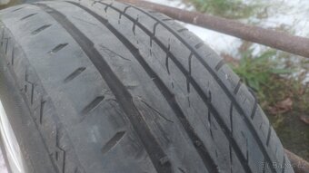 4x ALU kola R16 5x112 ET45 pneu 205/55/16 + 215/55/16 - 9