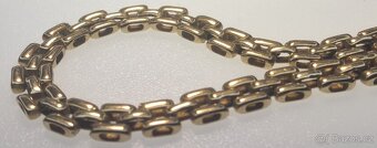 Zlatý masivní pánský náramek 14K ( 585 punc) 15.78 gramů - 9