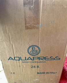 Nová Tlaková nádoba AQUAPRESS 24 litrů 1” - made In Italy - 9