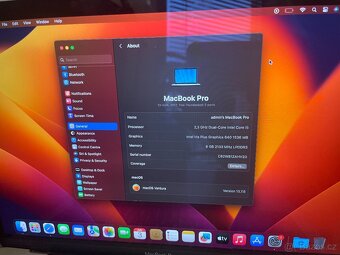 MacBook Pro 13.3" (2017) – 2,3 GHz i5, 8GB RAM, 250GB SSD - 9