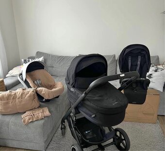CYBEX Balios S Lux 2024 Moon Black + COT S Lux + autosedačka - 9