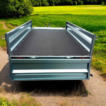Přívěsný vozík 2,65m x1,30, profi - svařovaný rám - 9