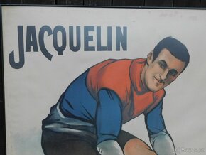 Originální cyklistický litografický plakát "JACQUELIN" - 9