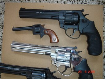 Prodám zánovní flobert revolver ALFA 441 v chromu, skupina D - 9