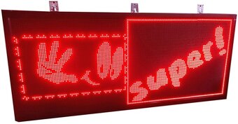 VELKÁ PROGRAMOVATELNÁ SVĚTELNÁ REKLAMA LED PANEL DISPLEJ - 9