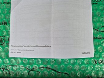 Škoda Fabia ozdobné prahové lišty 6VA071303A - 9