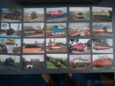 Prodám model motorky, samolepky Škoda a fotokalendáře vlaků - 9