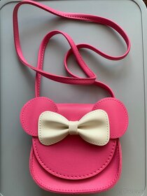 Nová kožená světle růžová dětská kabelka Minnie - 9