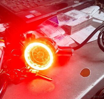 Harley Davidson led světla 3v1 černé - 9