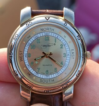 Pánské hodinky PHILIP ZEPTER _SWISS MADE _NOVÁ BATERIE👍👍👍 - 9