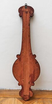 Velký starožitný barometr s teploměrem Boston V 102,5 cm - 9