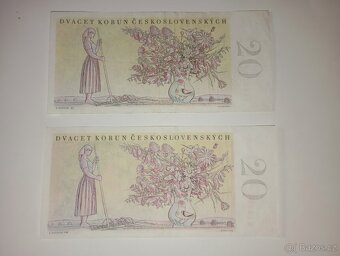 BANKOVKY 20 KČS 1949, 1. VYDANÁ SÉRIE A - 9