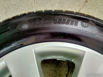 Alu kola Borbet 7J x r16, 5x112, ET 38, Letní pneu 205/55 - 9