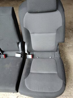 Škoda Yeti sedadla / sedačky přední a zadní + stropnice - 9