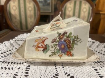 Keramická dóza na máslo ručně malovaná - 9