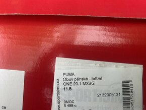 Nové kopačky Puma One 20.1 MxSG, velikost 46,5 - 9
