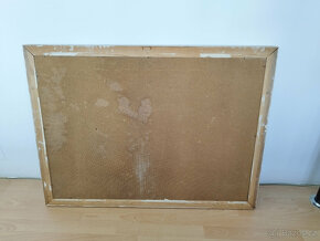 Starožitný obraz v rámu 110x80cm krajina příroda - 9