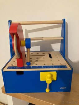 Woody dřevěný kutilský ponk / box s cirkulárkou - 9