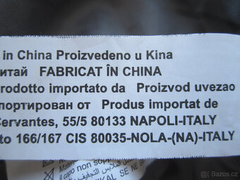 Zimní kabát italský výrobce, vel. L/40, světle šedý - 9