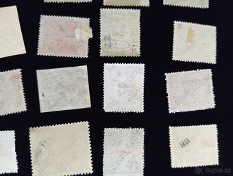 20 ks poštovních známek POŠTA ČESKOSLOVENSKÁ 1919 - 9