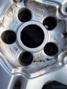 Alu kola Seat Speedline 5x100 R17 – originální včetně pneu - 9