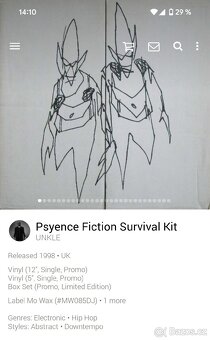 LP 12" UNKLE - Psyence Fiction Survival Kit 1998 UK - 9