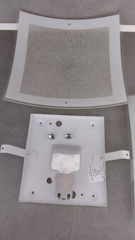 3+1ZDARMA NÁSTĚNNÉ SVÍTIDLO RABALUX 3838 CHARLES SKLO / KOV - 9