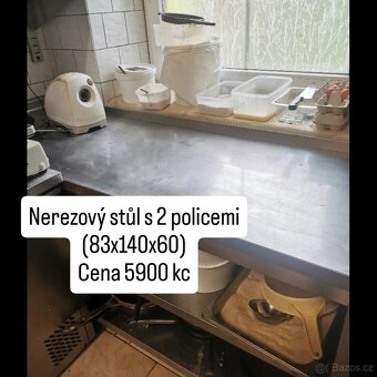 Inventář hospoda (stoly, gastro nádoby, talíře, sklenice) - 9