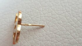 Zlaté náušnice 1,4 cm - 9