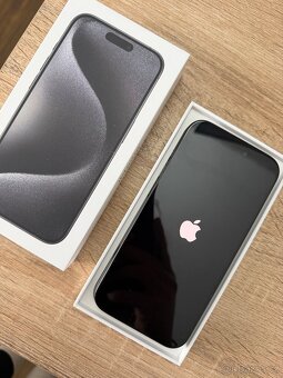 Iphone 15pro 128g black titan - 9