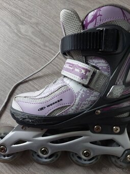 Dětské dívčí inline brusle - 9
